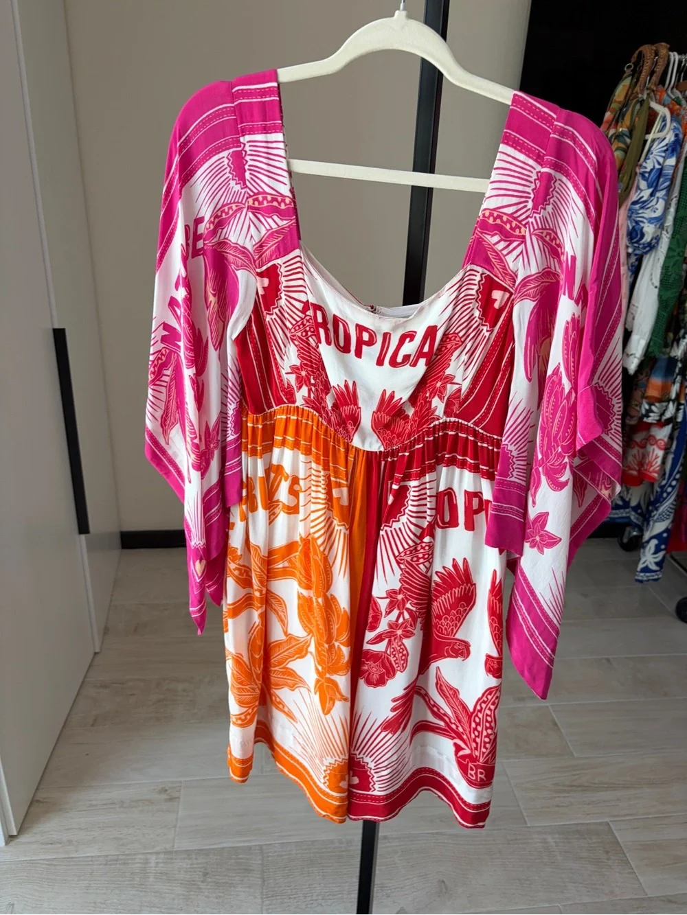 Farm Rio: Tropical dream mini dress - Picture 8 of 13
